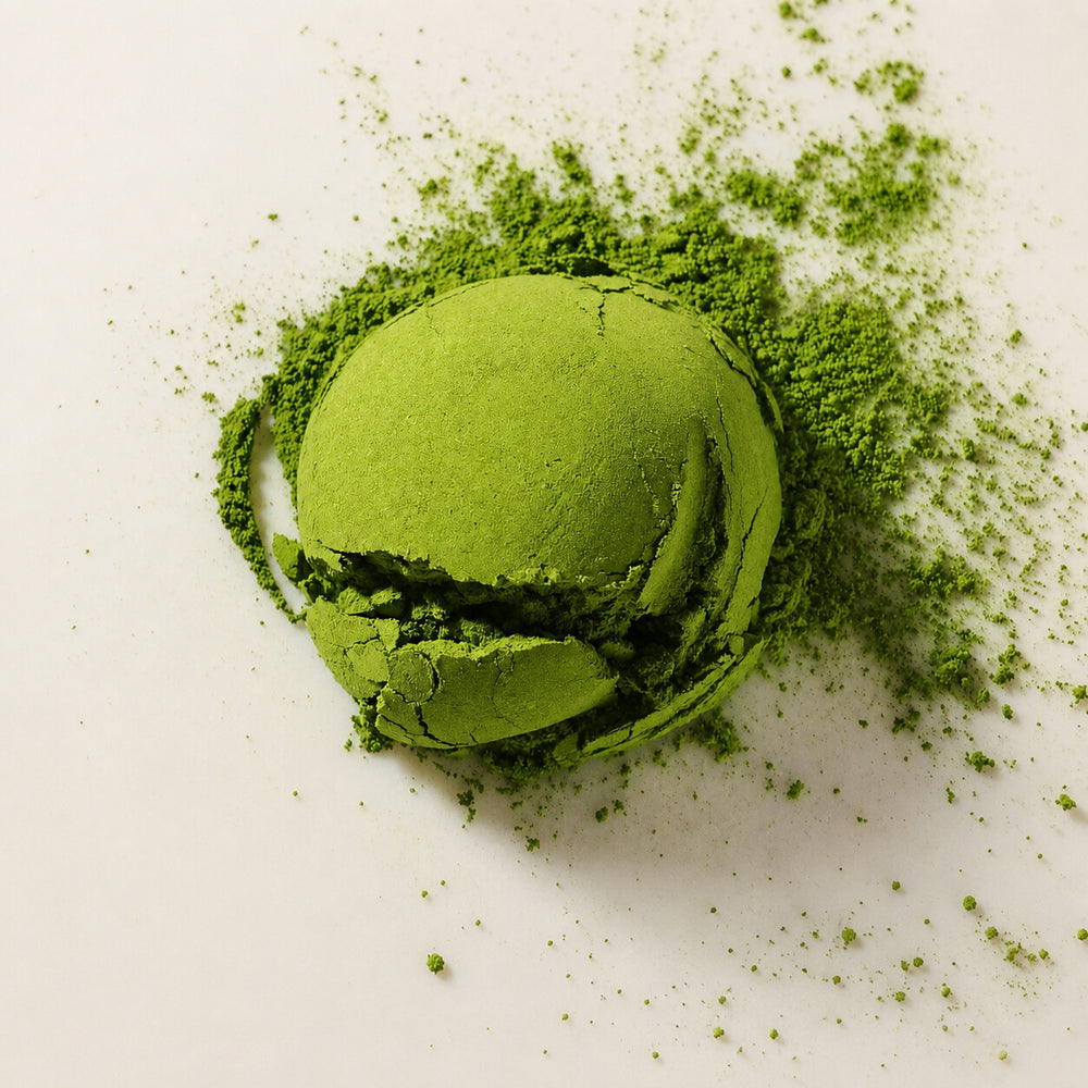 Okumidori single-cultivar matcha powder from Kyoto, Japan